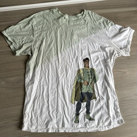 Disney Princess and‎ the Frog Prince Naveen Dip-Dye T-Shirt - BoxLunch 3X Unisex - Picture 1 of 7